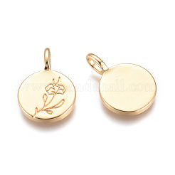 Brass Pendants&nbsp;KK-D159-03G-A