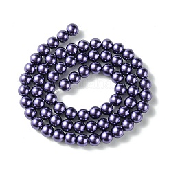 Eco-Friendly Grade A Glass Pearl Beads&nbsp;HY-J002-6mm-HX073