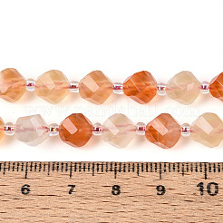 Natural Yellow Agate Beads Strands&nbsp;G-T144-24A-06