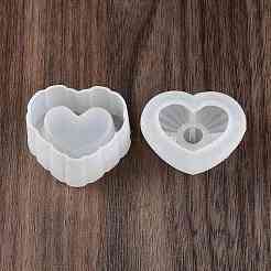 Heart DIY Candle Cup Silicone Molds&nbsp;DIY-Q037-11B