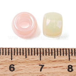 UV Plating Opaque Acrylic Beads&nbsp;OACR-G058-08