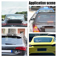 Laser PET Waterproof Car Stickers&nbsp;STIC-WH0004-09C