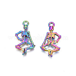 Rainbow Color Alloy Pendants&nbsp;PALLOY-N156-220