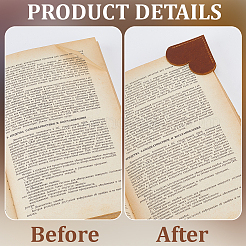 4Pcs Leather Bookmarks&nbsp;AJEW-CL0005-36