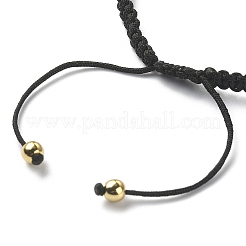 Natural & Synthetic Mixed Gemstone Braided Bead Bracelets&nbsp;BJEW-TA00325