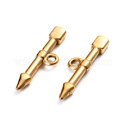 Ion Plating(IP) 304 Stainless Steel Toggle Clasps Parts&nbsp;STAS-D142-02C-G