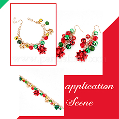 Christmas Star & Bell Alloy Pendant Necklaces & Charm Bracelets & Dangle Earrings&nbsp;SJEW-AN0001-15