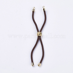 Nylon Twisted Cord Bracelet Making&nbsp;MAK-F018-14G-RS