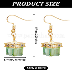 2 Pairs Alloy Dangle Earrings for Women&nbsp;EJEW-LP0001-55
