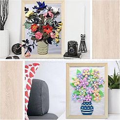 Wood Painting Canvas Panels&nbsp;LS-WOOD-WH0109-07