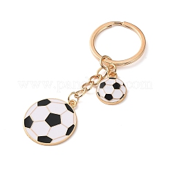 Football Theme Alloy & Enamel Keychains&nbsp;AL-A001-01E-G