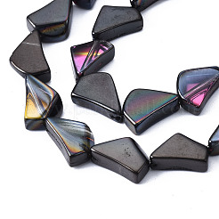 Electroplate Glass Beads Strands&nbsp;EGLA-N008-003