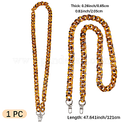 1Pc Acrylic Cuban Link Chain Bag Extender Chains&nbsp;AJEW-BM0001-41B
