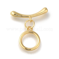 Brass Toggle Clasps&nbsp;KK-H480-02G