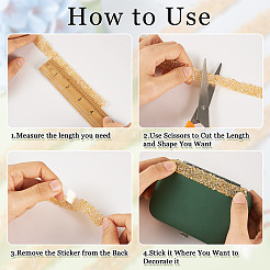 5M Glitter Resin Hotfix Rhinestone&nbsp;DIY-TA0011-25A