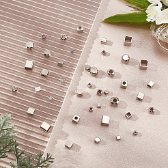96Pcs 8 Style 304 Stainless Steel Beads&nbsp;STAS-DC0005-74