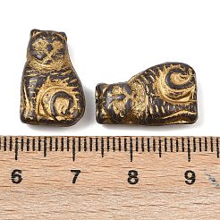 Czech Pressed Glass Beads&nbsp;GLAA-I061-02C