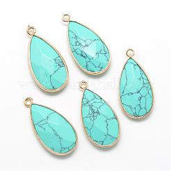 Synthetic Turquoise Pendants&nbsp;G-S221-18G
