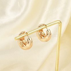 Brass Hoop Earrings for Women&nbsp;EJEW-U041-02G