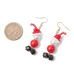 Glass Seed Beads Dangle Earrings&nbsp;EJEW-MZ00504-02