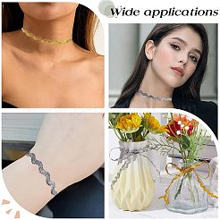 2 Strands 2 Colors Polyester Wave Bending Fringe Trim&nbsp;OCOR-GF0002-42