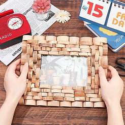 Natural Wood Photo Frames&nbsp;DJEW-WH0007-42