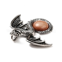 Synthetic Goldstone Big Pendants&nbsp;G-B033-07S