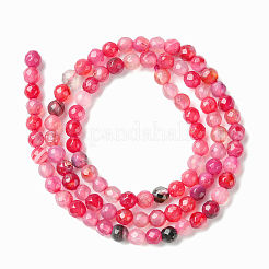 Natural Crackle Agate Bead Strands&nbsp;X-G-R344-4mm-55