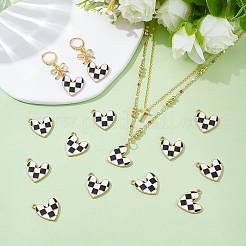 48Pcs Alloy Enamel Pendants&nbsp;ENAM-NB0002-30
