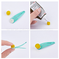 Microwave Kiln Hot Melt Glass Beads&nbsp;GLAA-WH0019-10