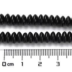 Natural Black Stone Beads Strands&nbsp;G-Z030-A21-01