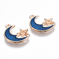 Alloy Enamel Pendants&nbsp;ENAM-Q440-001-RS