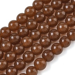 Dyed Natural White Jade Beads Strands&nbsp;GG-CBA9281-B02-6mm
