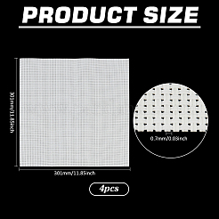 PVC & Polyester Cross-stitch Cloth&nbsp;DIY-WH0010-51B