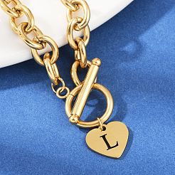 Golden 304 Stainless Steel Charm Bracelets&nbsp;LS-NJEW-K284-01G-L