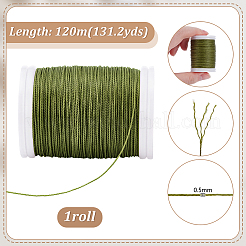 Waxed Polyester Sewing Thread&nbsp;OCOR-WH0108-38A