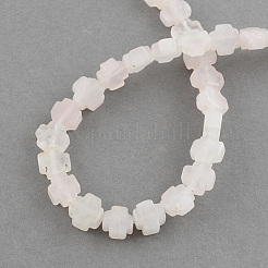 Natural Rose Quartz Stone Beads Strands&nbsp;G-R182-19