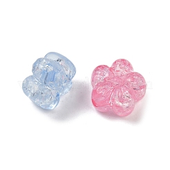 Transparent Crackle Acrylic Beads&nbsp;X-OACR-B031-21