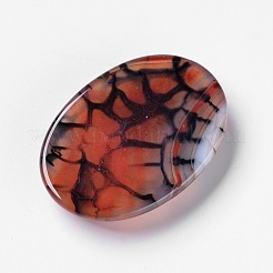 Natural Dragon Veins Cabochons&nbsp;X-G-F296-07-25x35mm