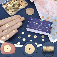 400Pcs 2 Styles Brass Spacer Beads&nbsp;KK-SC0004-01