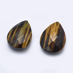 Natural Tiger Eye Cabochons&nbsp;G-P384-D05