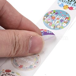 8 Patterns Easter Theme Self Adhesive Paper Sticker Rolls&nbsp;DIY-C060-03A