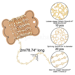 DIY Chain Necklaces Making Kits&nbsp;DIY-CA0002-53