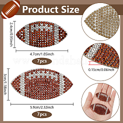14Pcs 2 Styles Glass Hotfix Rhinestone&nbsp;DIY-NB0015-48
