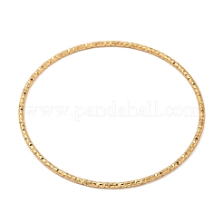 7Pcs PVD Vacuum Plating 304 Stainless Steel Textured Bangles Set for Women&nbsp;BJEW-A011-12D-G