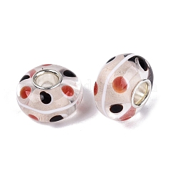 Handmade Lampwork Core European Beads&nbsp;LAMP-Q042-02A