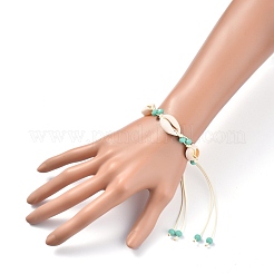 Adjustable Braided Bead Bracelets&nbsp;BJEW-JB05309-M