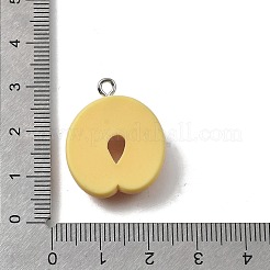Opaque Resin Pendants&nbsp;RESI-L048-02P