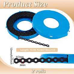 2 Rolls Galvanized Iron Multi-functional Cable Ties&nbsp;FIND-BC0019-55EB