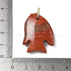 Natural Red Jasper Carved Pendants&nbsp;G-G460-01G-10